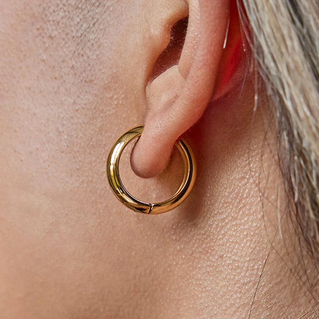 Clarabelle Staple Gold Hoops Bundle