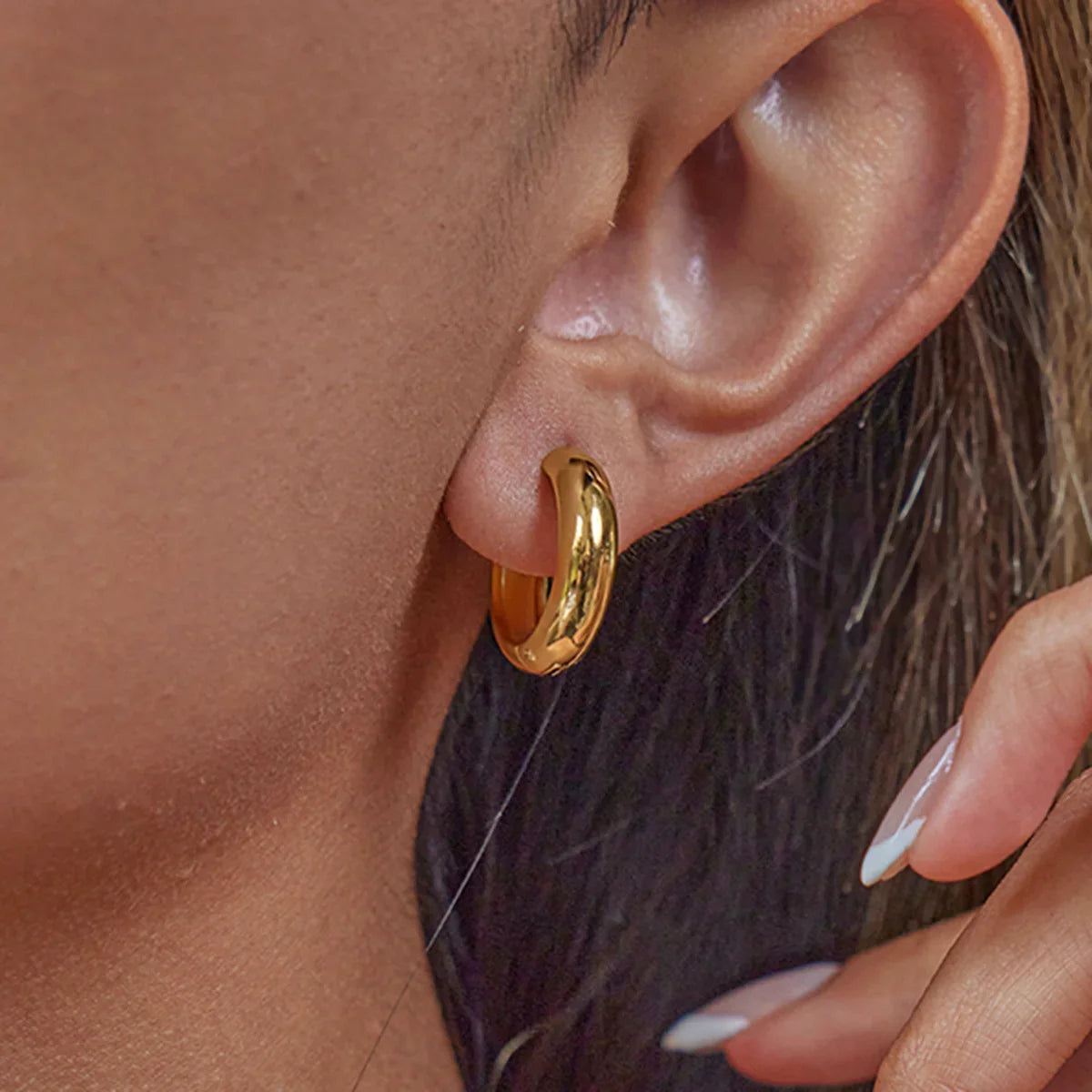 Clarabelle Staple Gold Hoops Bundle