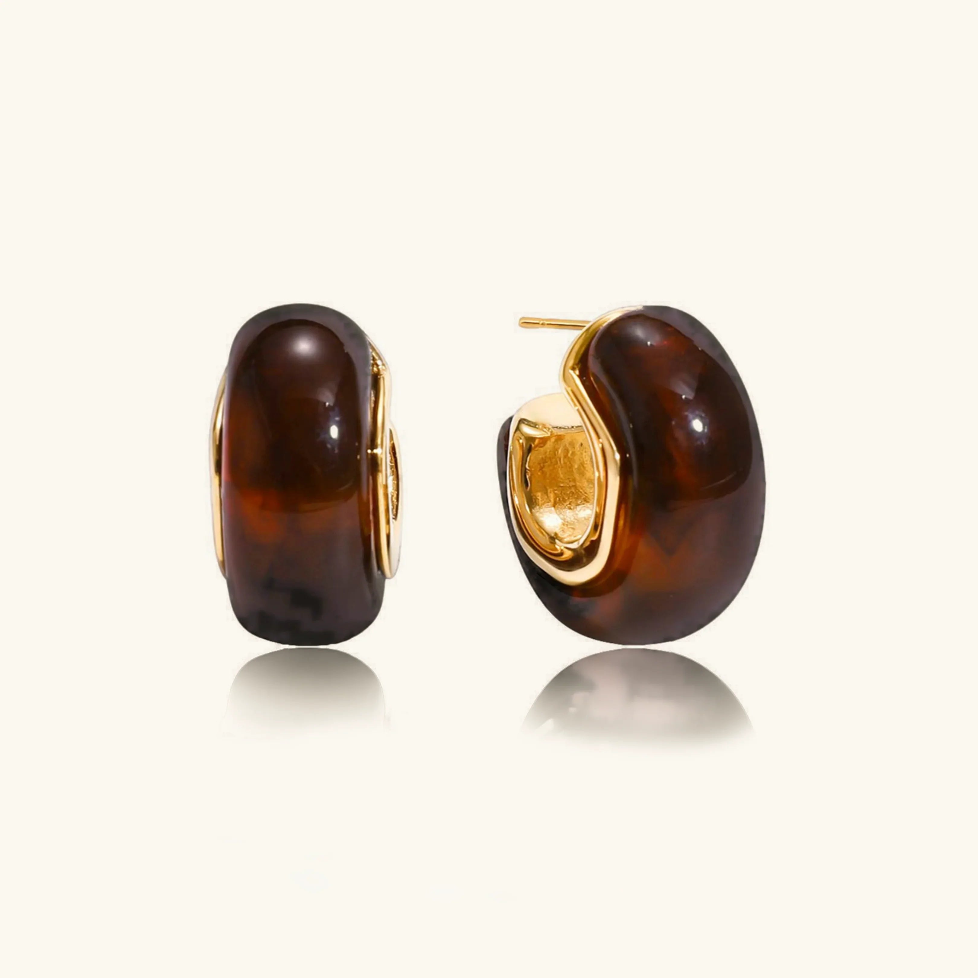 Lexi Chunky Enamel Hoops