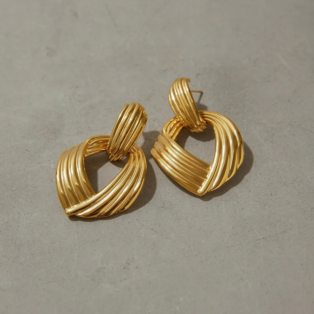 Selma Gold Knot Earrings