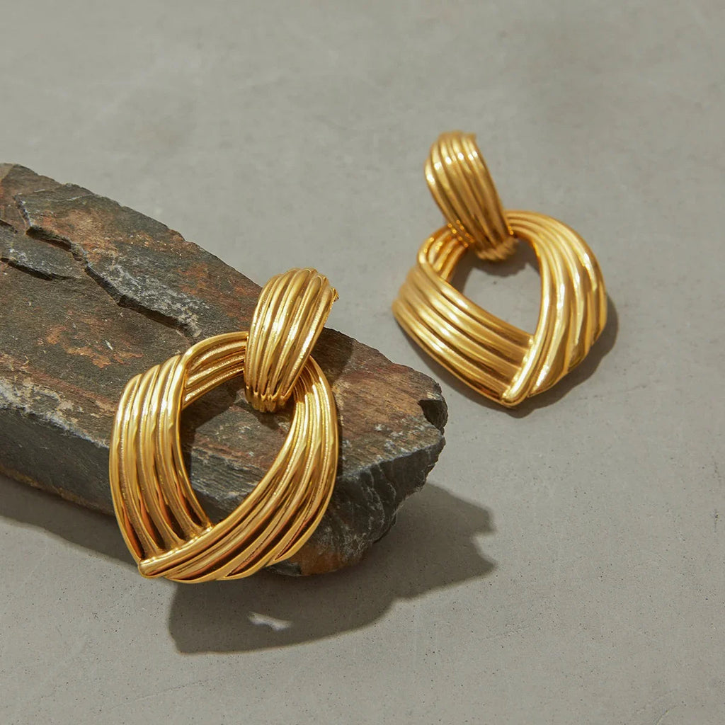 Selma Gold Knot Earrings