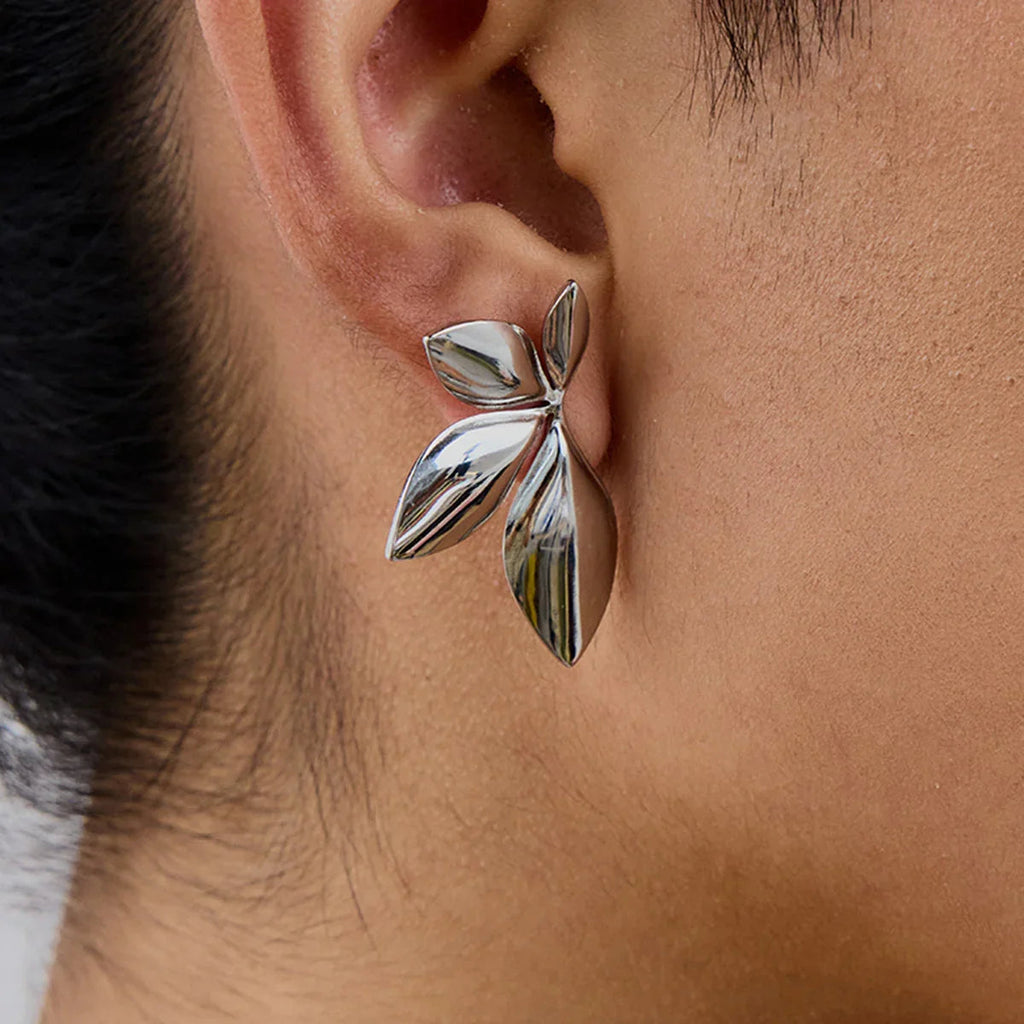 Velle Gold Petal Earrings