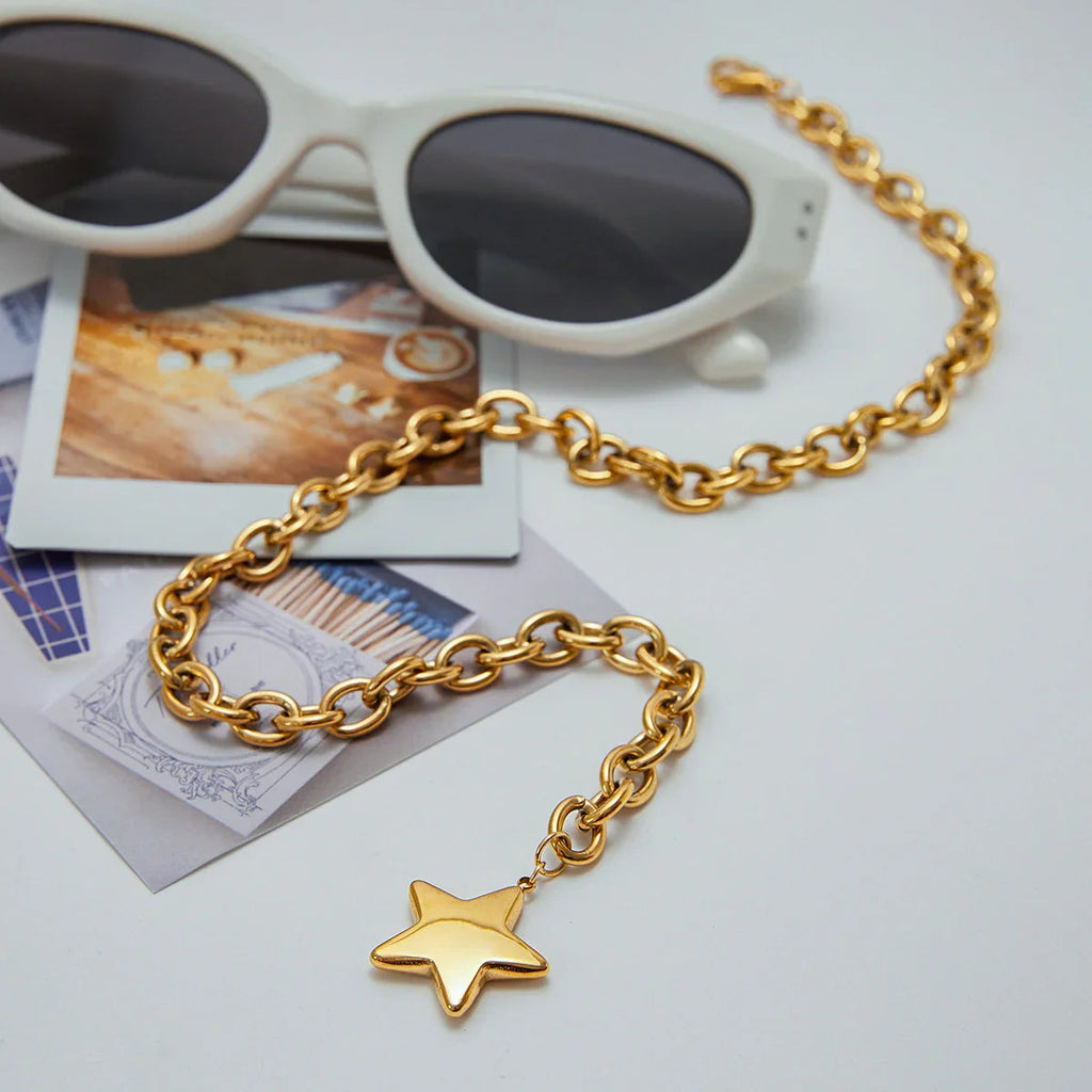 Stellaria Gold Star Pendant