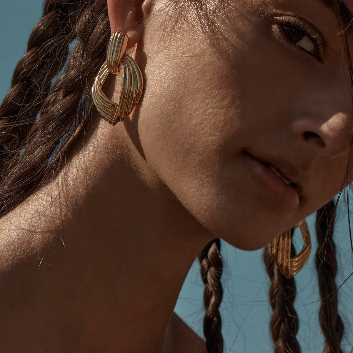 Selma Gold Knot Earrings