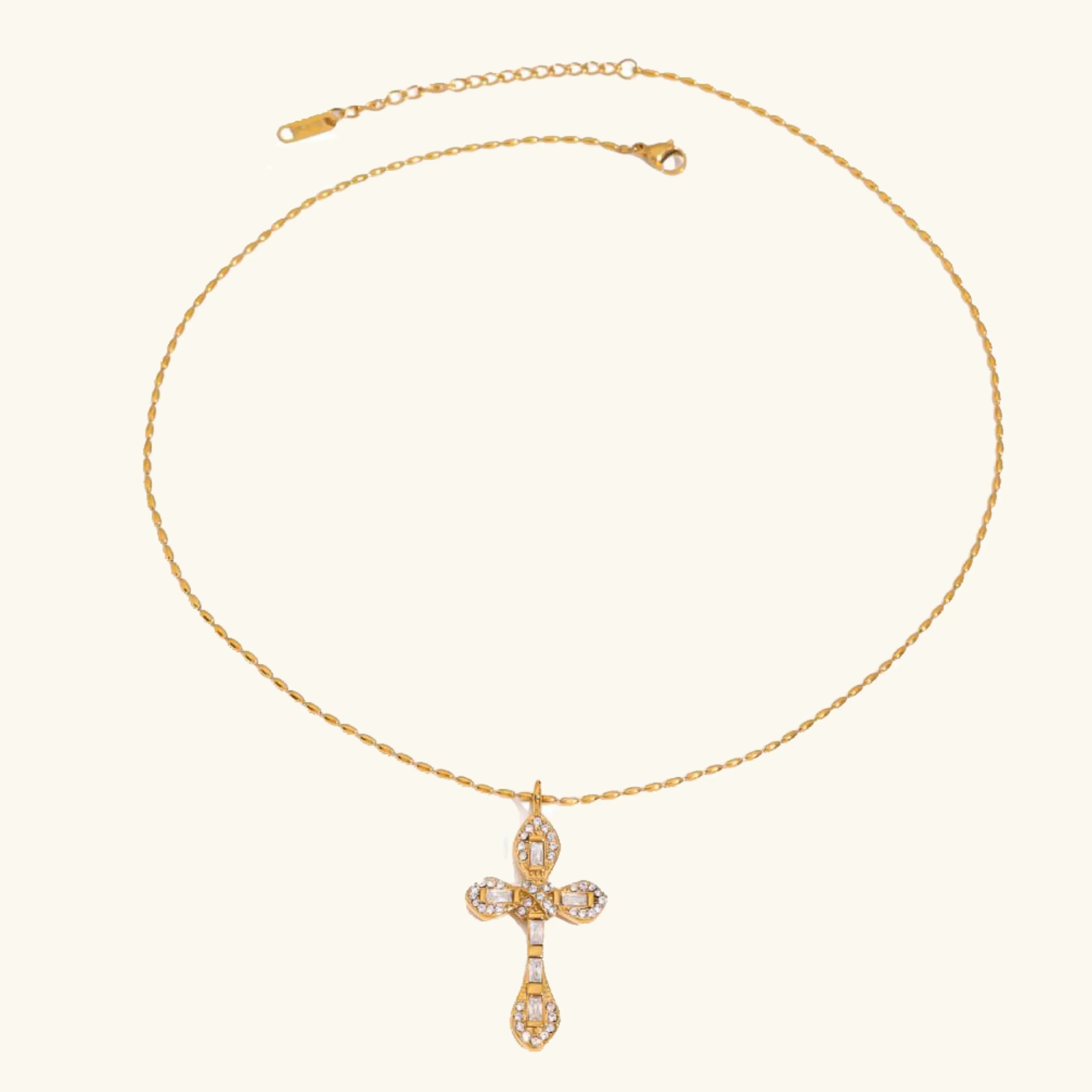 Olea Diamond Crucifix