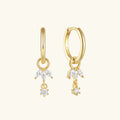Brooke Removable Charm Hoops