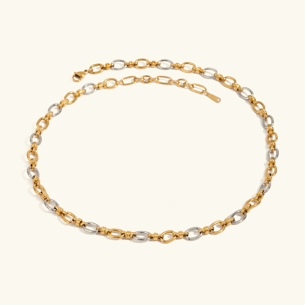 Addison Two Tone Gold Necklace