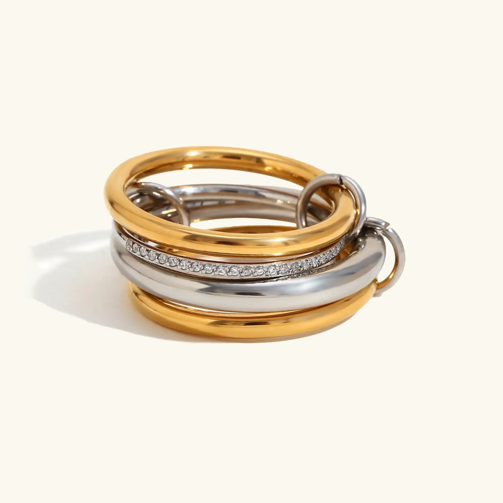 Aeliana Diamond Ring Stack