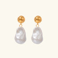 Ariana Chunky Pearl Drop Earrings